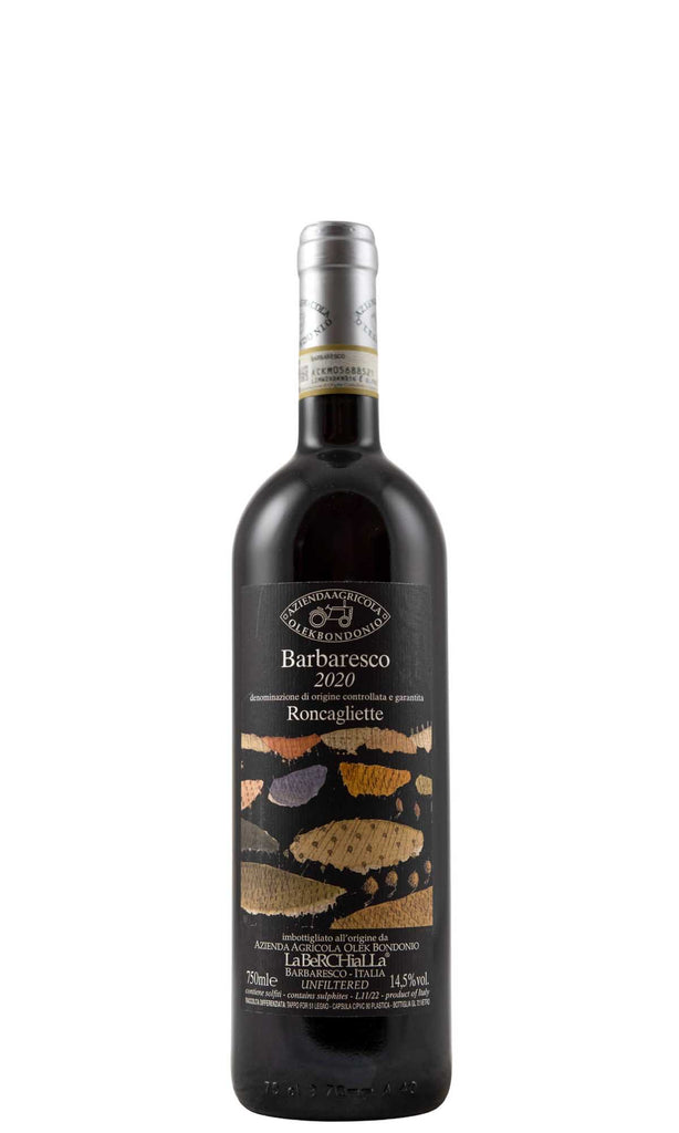 Bottle of Olek Bondonio, Barbaresco Roncagliette, 2020 - Red Wine - Flatiron Wines & Spirits - New York