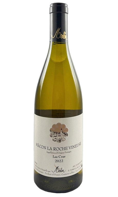 Bottle of Olivier Merlin, Macon Blanc la Roche Vineuse les Cras, 2022 - White Wine - Flatiron Wines & Spirits - New York
