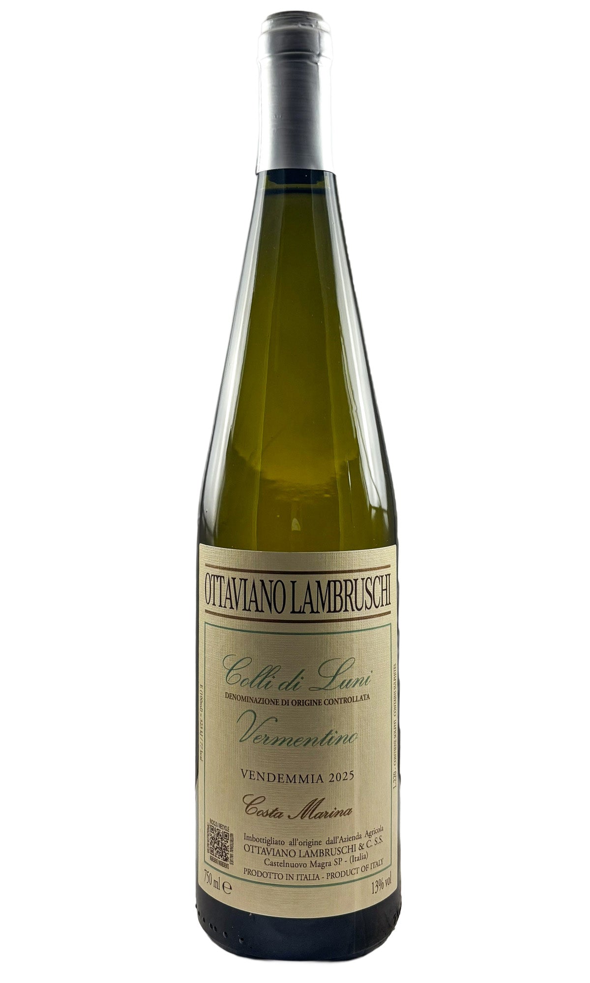 Bottle of Ottaviano Lambruschi, Vermentino Costa Marina, 2025 - White Wine - Flatiron Wines & Spirits - New York