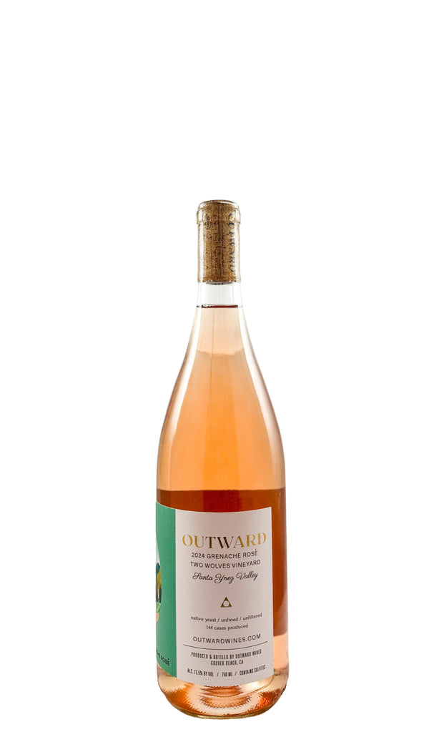 Bottle of Outward Wines, Grenache Rose Two Wolves Vineyard Santa Ynez Valley, 2024 - Rosé Wine - Flatiron Wines & Spirits - New York