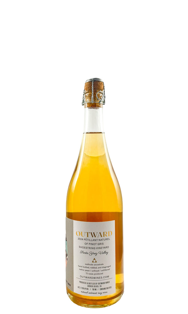 Bottle of Outward Wines, Petillant Naturel of Pinot Gris Shoestring Santa Ynez Valley, 2024 - Sparkling Wine - Flatiron Wines & Spirits - New York