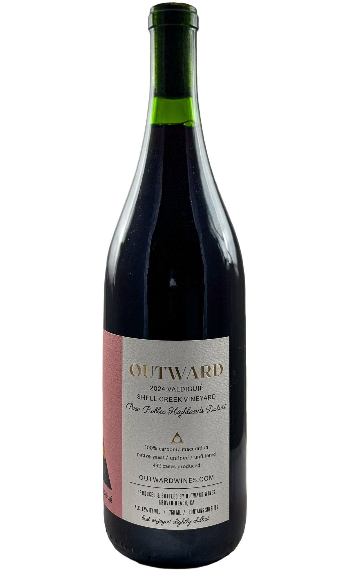 Bottle of Outward Wines, Valdiguie Shell Creek Vineyard, 2024 - Red Wine - Flatiron Wines & Spirits - New York