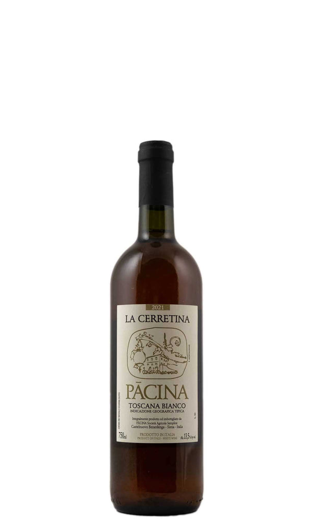 Bottle of Pacina, Toscana Bianco 'La Cerretina', 2021 - Orange Wine - Flatiron Wines & Spirits - New York