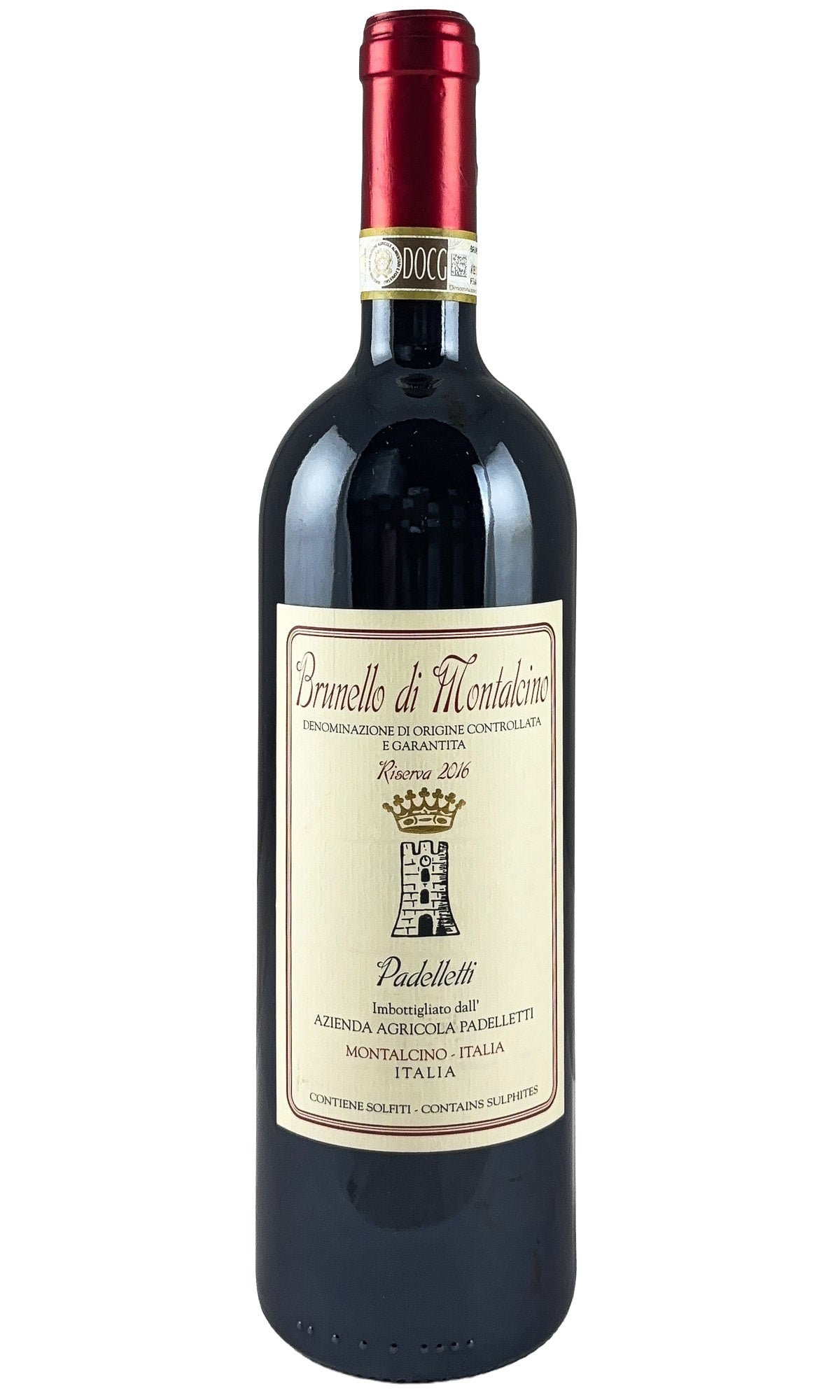 Bottle of Padelletti, Brunello di Montalcino Riserva, 2016 - Red Wine - Flatiron Wines & Spirits - New York