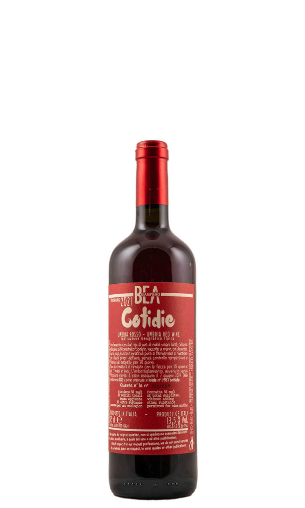 Bottle of Paolo Bea, Cotidie Umbria Rosso, 2021 - Red Wine - Flatiron Wines & Spirits - New York