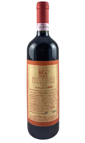Bottle of Paolo Bea, Pagliaro Sagrantino di Montefalco, 2004 - Red Wine - Flatiron Wines & Spirits - New York