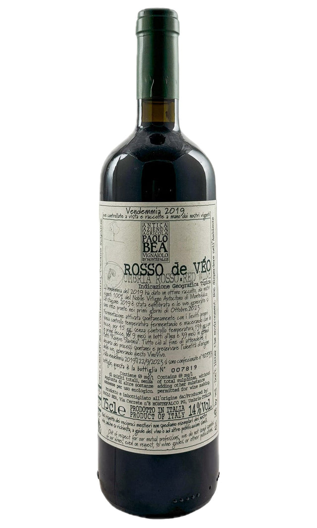 Bottle of Paolo Bea, Rosso de Veo Umbria Rosso, 2019 - Red Wine - Flatiron Wines & Spirits - New York