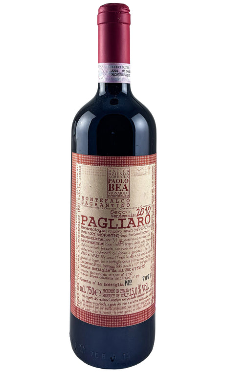 Bottle of Paolo Bea, Sagrantino di Montefalco Pagliaro, 2010 - Red Wine - Flatiron Wines & Spirits - New York