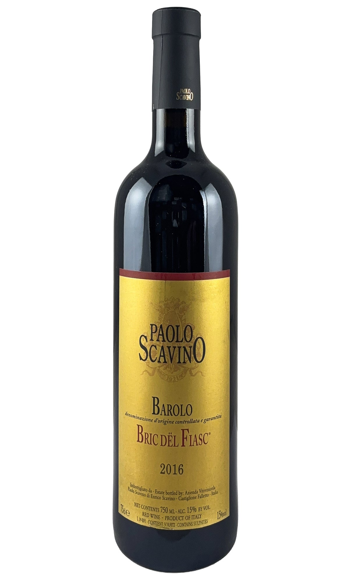 Bottle of Paolo Scavino, Barolo Bric del Fiasc, 2016 - Red Wine - Flatiron Wines & Spirits - New York