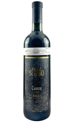 Bottle of Paolo Scavino, Barolo, Cannubi 1999 - Red Wine - Flatiron Wines & Spirits - New York