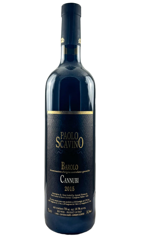 Bottle of Paolo Scavino, Barolo Cannubi, 2015 - Red Wine - Flatiron Wines & Spirits - New York