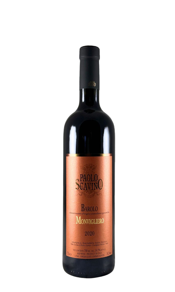 Bottle of Paolo Scavino, Barolo 'Monvigliero, 2020 - Red Wine - Flatiron Wines & Spirits - New York