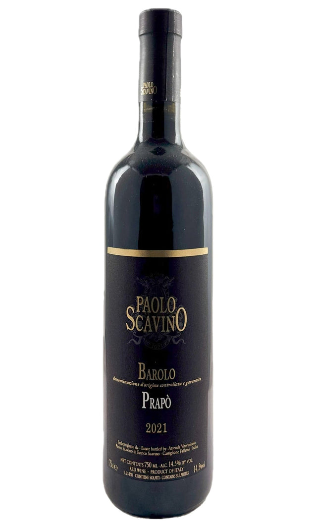 Bottle of Paolo Scavino, Barolo 'Prapo', 2021 - Red Wine - Flatiron Wines & Spirits - New York