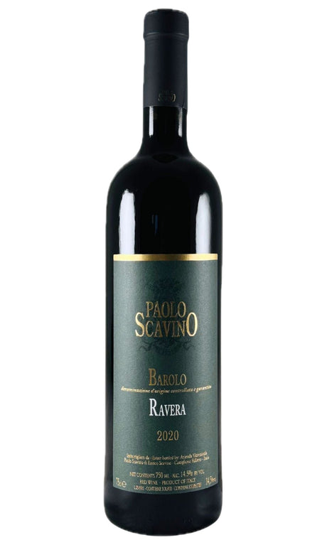 Bottle of Paolo Scavino, Barolo 'Ravera', 2020 - Red Wine - Flatiron Wines & Spirits - New York