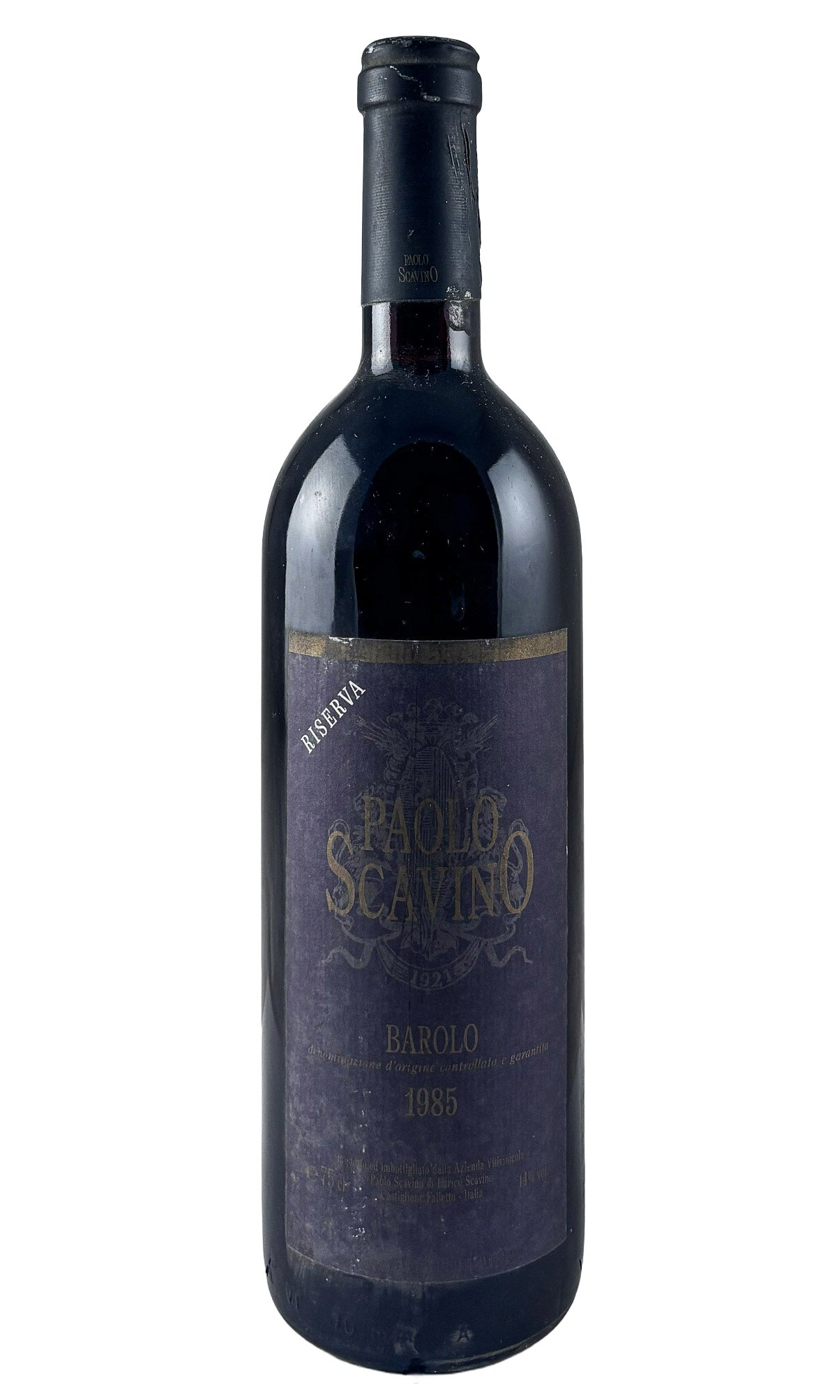 Bottle of Paolo Scavino, Barolo Riserva, 1985 - Red Wine - Flatiron Wines & Spirits - New York
