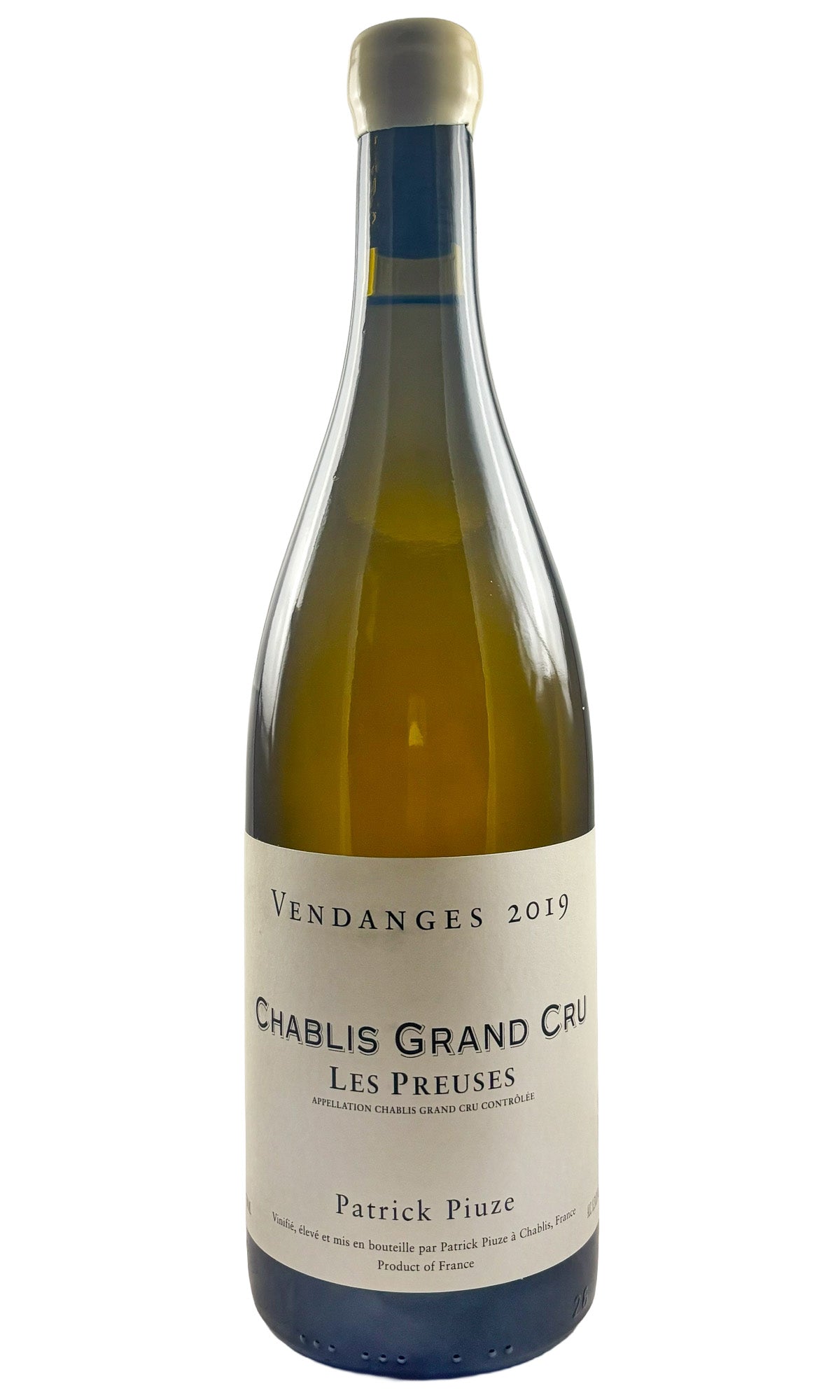 Bottle of Patrick Piuze, Chablis Grand Cru Les Preuses, 2019 - White Wine - Flatiron Wines & Spirits - New York