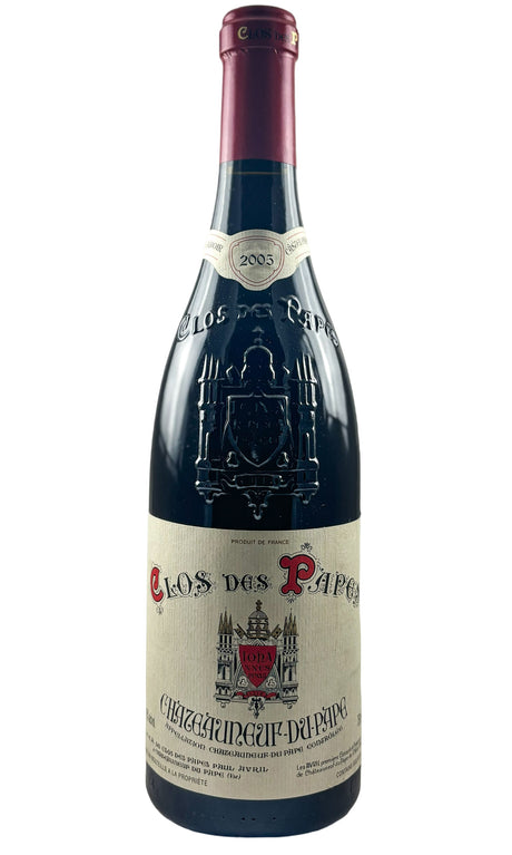 Bottle of Paul Avril, Chateauneuf du Pape Clos des Papes, 2005 - Red Wine - Flatiron Wines & Spirits - New York