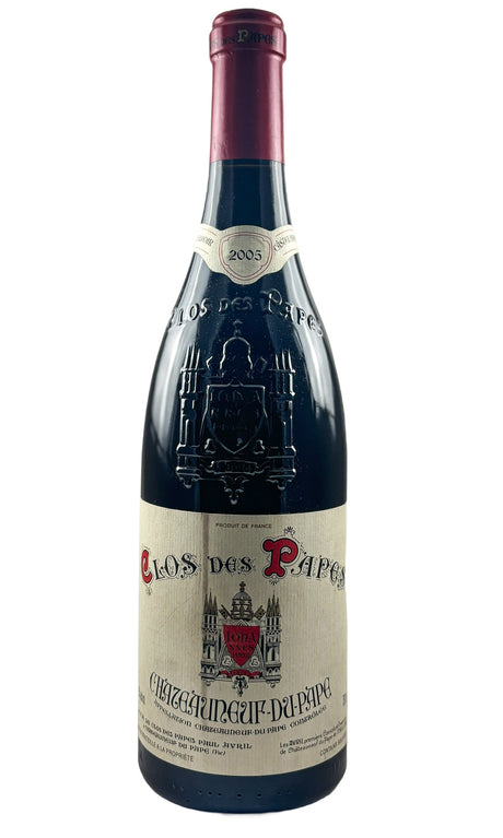 Bottle of Paul Avril, Chateauneuf du Pape Clos des Papes, 2005 - Red Wine - Flatiron Wines & Spirits - New York