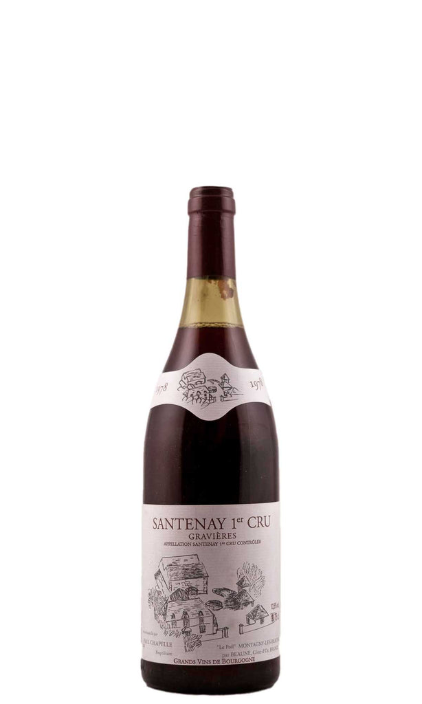 Bottle of Paul Chapelle, Santenay 1er Cru Gravieres, 1978 - Red Wine - Flatiron Wines & Spirits - New York