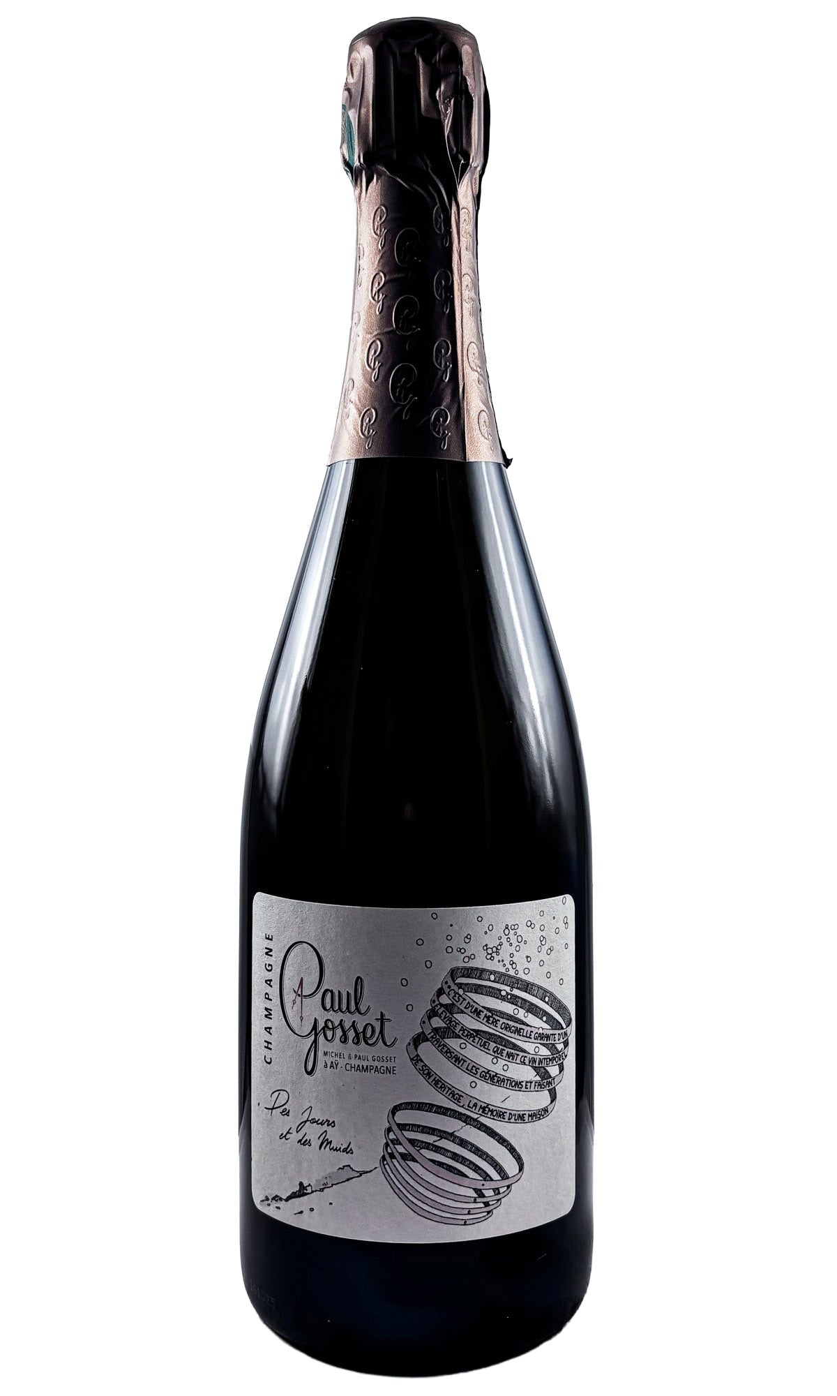 Bottle of Paul Gosset, Champagne Brut Nature 'Des Jours et des Muids', NV - Sparkling Wine - Flatiron Wines & Spirits - New York