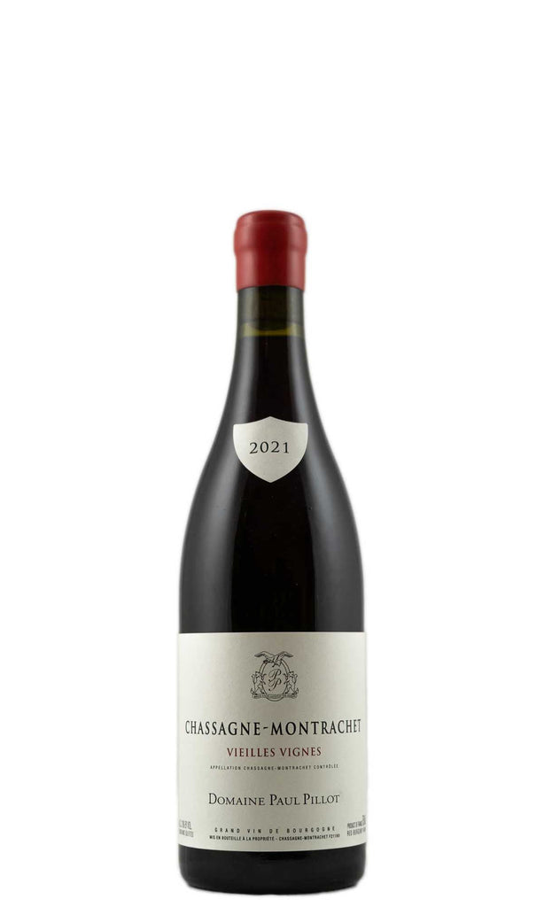 Bottle of Paul Pillot, Chassagne-Montrachet Rouge "Vieilles Vignes", 2021 - Red Wine - Flatiron Wines & Spirits - New York