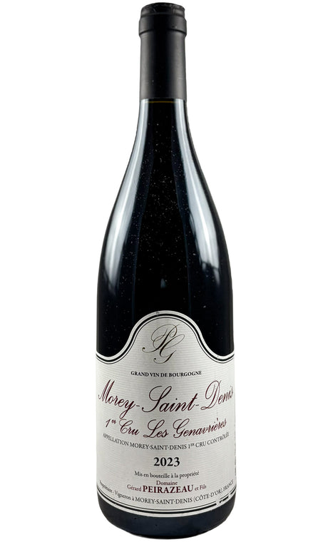 Bottle of Peirazeau, Morey Saint Denis 1er cru 'Les Genavrieres', 2023 - Red Wine - Flatiron Wines & Spirits - New York