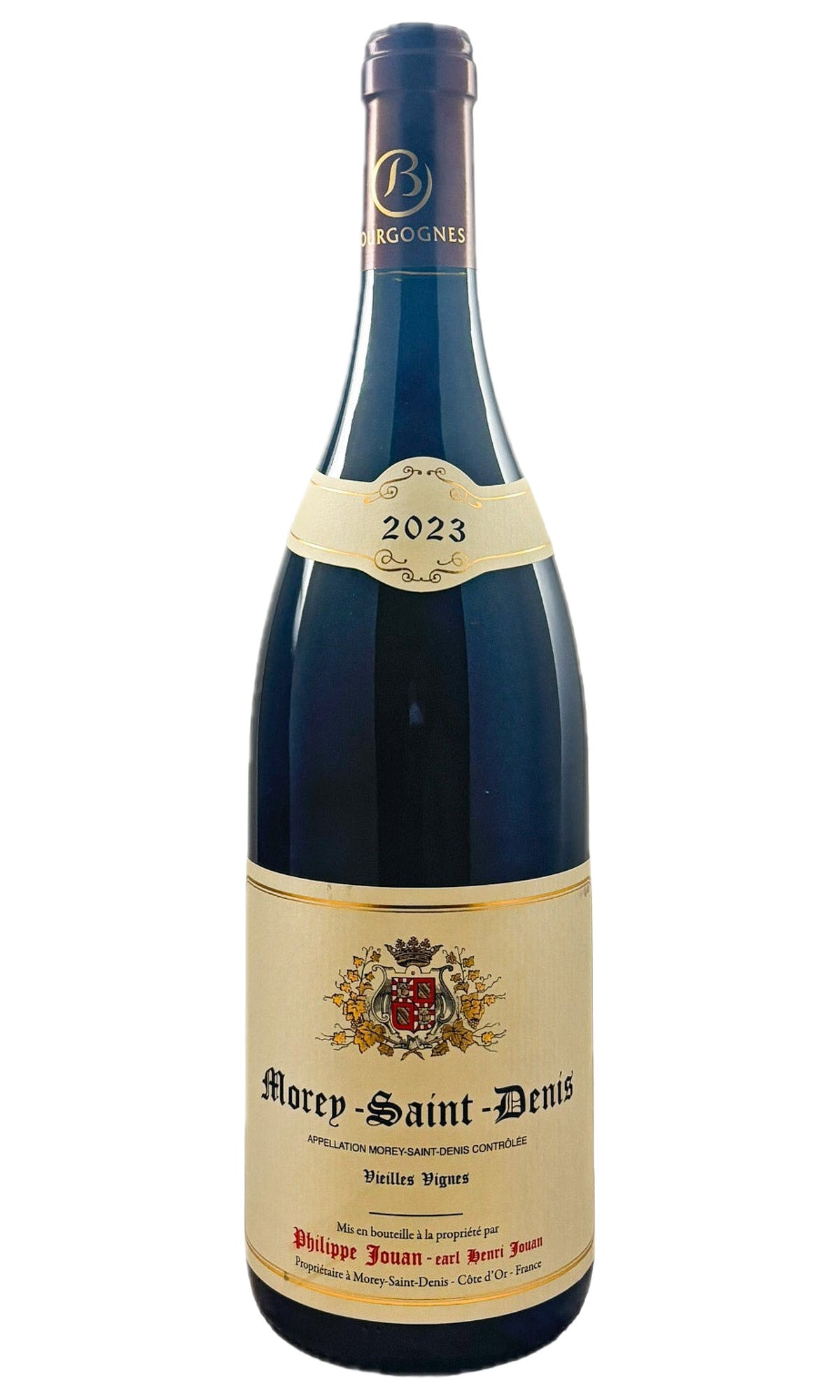 Bottle of Philippe Jouan, Morey-Saint-Denis Vieilles Vignes, 2023 - Red Wine - Flatiron Wines & Spirits - New York