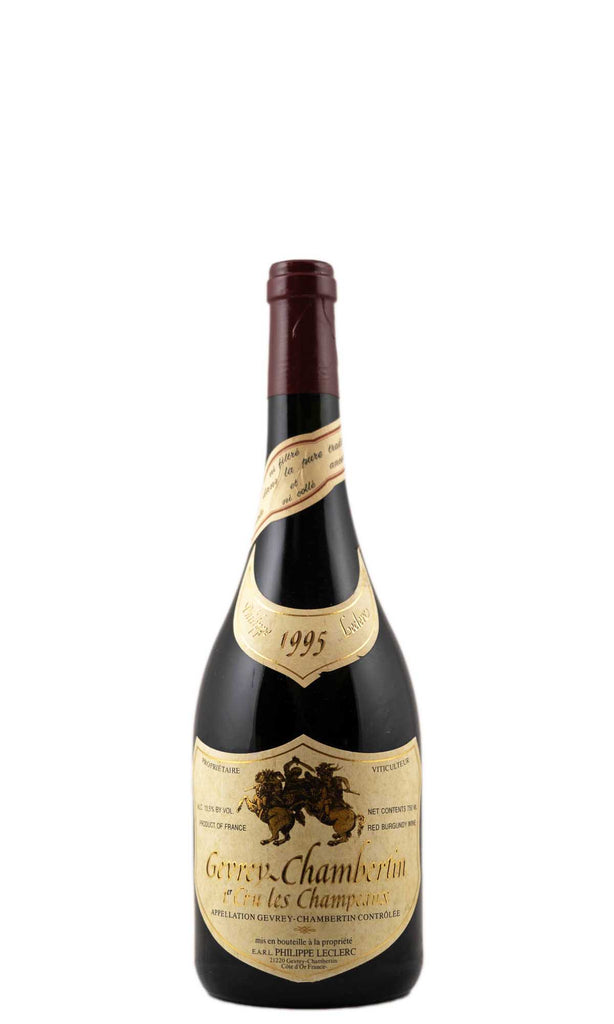 Bottle of Philippe Leclerc, Gevrey-Chambertin 1er Cru Les Champeaux, 1995 - Red Wine - Flatiron Wines & Spirits - New York