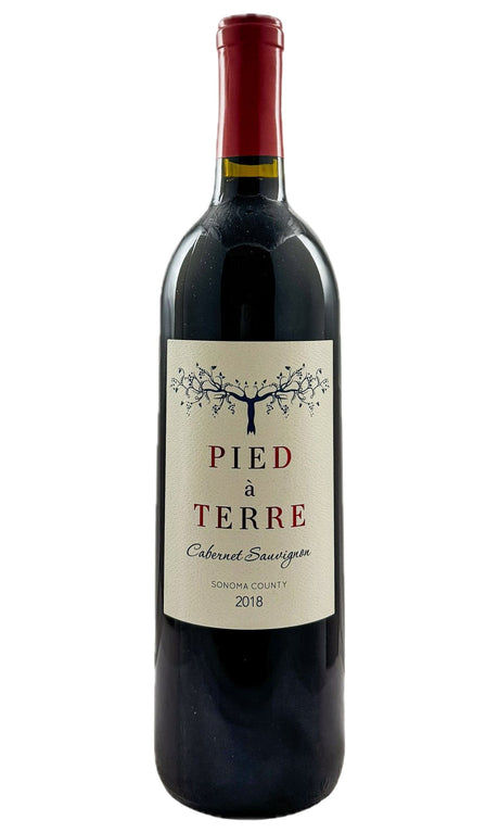Bottle of Pied a Terre, Cabernet Sauvignon Sonoma County, 2018 - Red Wine - Flatiron Wines & Spirits - New York