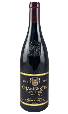 Bottle of Pierre Gelin, Chambertin Clos de Beze Grand Cru, 2002 - Red Wine - Flatiron Wines & Spirits - New York