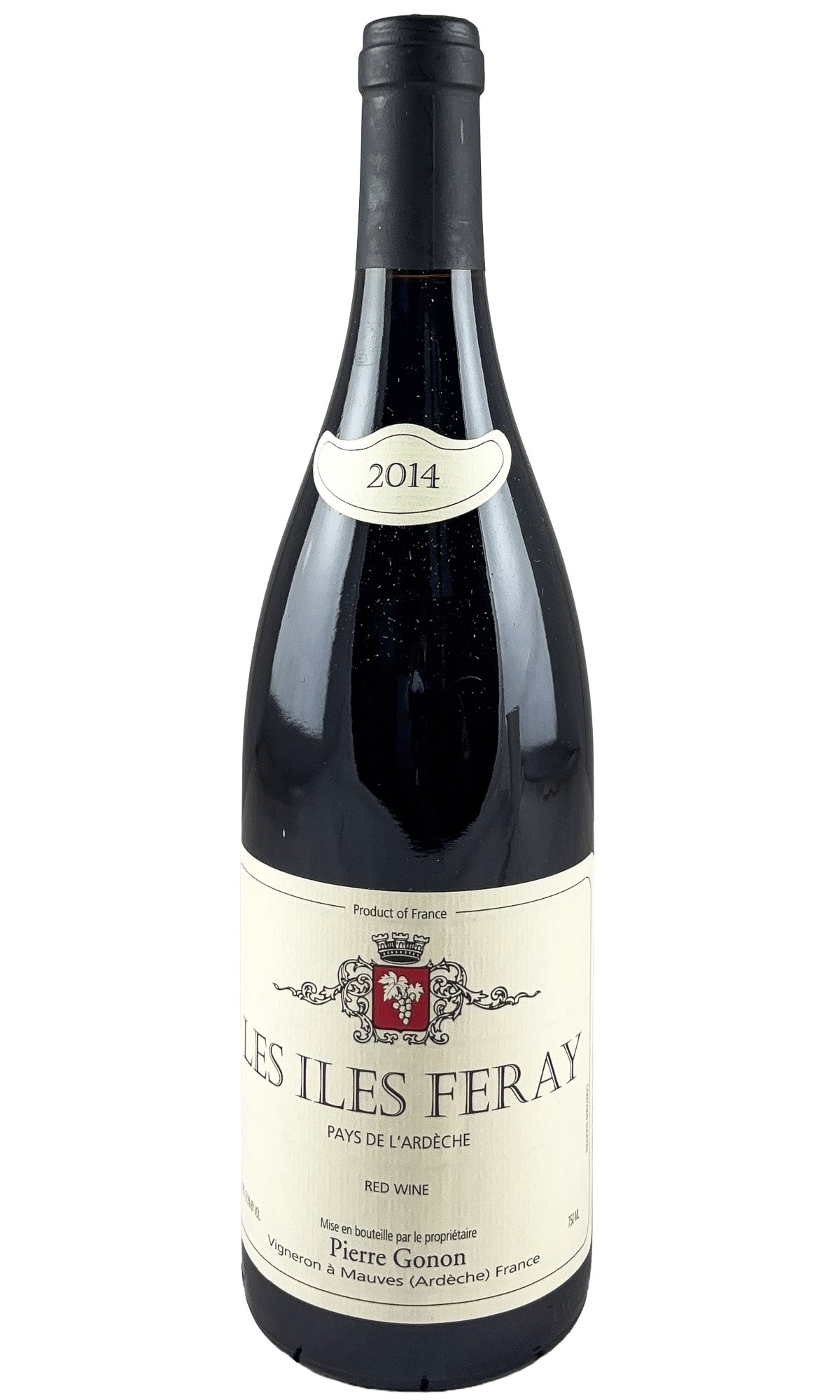 Bottle of Pierre Gonon, Ardeche Les Iles Feray, 2014 - Red Wine - Flatiron Wines & Spirits - New York