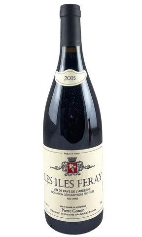 Bottle of Pierre Gonon, Ardeche Les Iles Feray, 2015 - Red Wine - Flatiron Wines & Spirits - New York