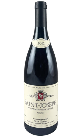 Bottle of Pierre Gonon, Saint-Joseph, 2012 - Red Wine - Flatiron Wines & Spirits - New York