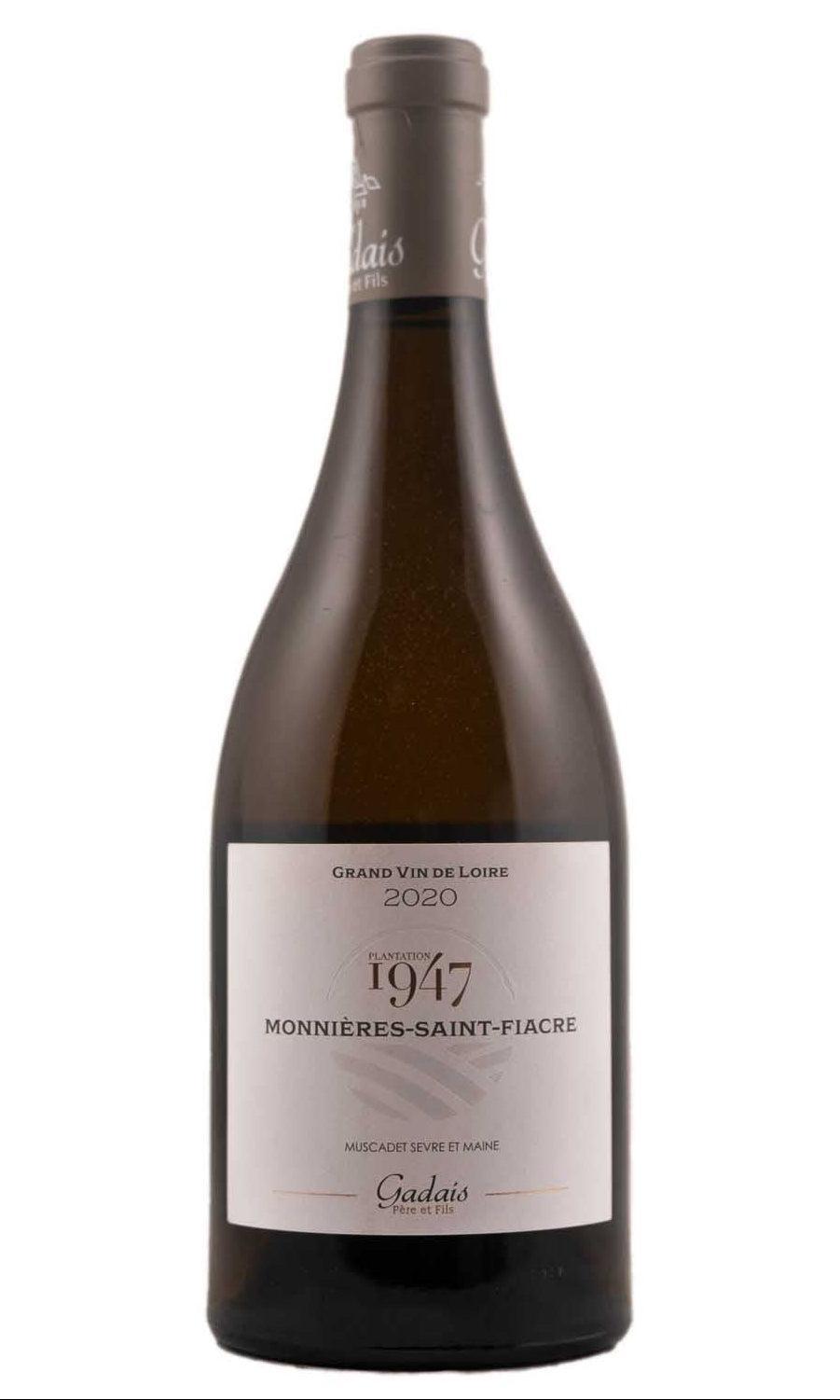 Bottle of Pierre-Henri Gadais, Muscadet Monnieres-Saint-Fiacre "1947", 2020 - White Wine - Flatiron Wines & Spirits - New York