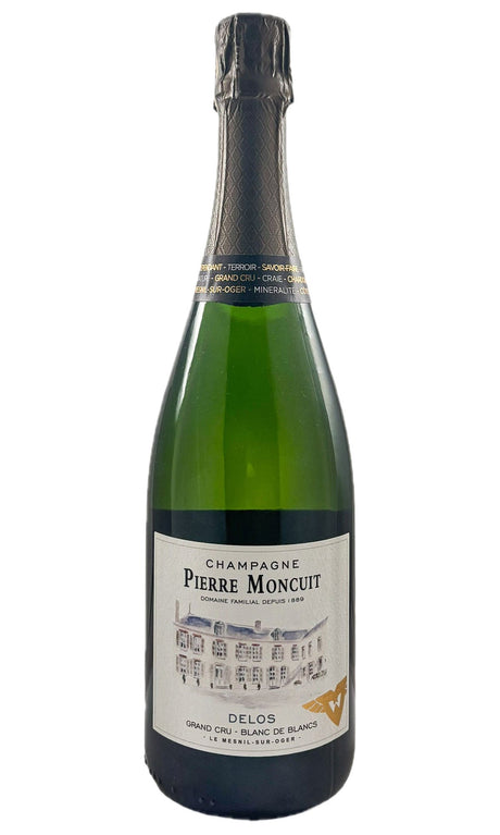 Bottle of Pierre Moncuit, Champagne Delos Extra Brut Blanc de Blancs Grand Cru [2021], NV - Sparkling Wine - Flatiron Wines & Spirits - New York