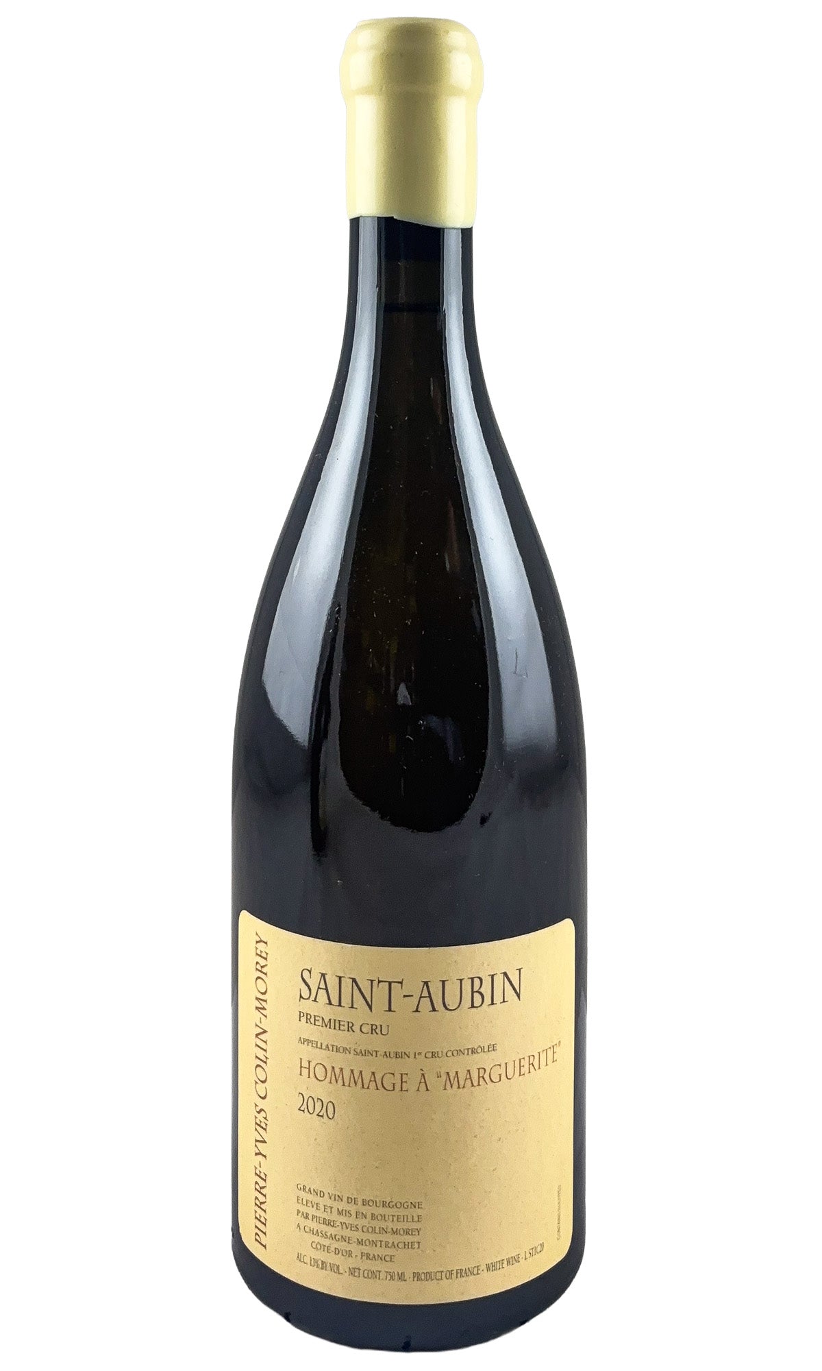 Bottle of Pierre-Yves Colin-Morey (PYCM), Saint-Aubin 1er Cru Hommage a Marguerite, 2020 - White Wine - Flatiron Wines & Spirits - New York