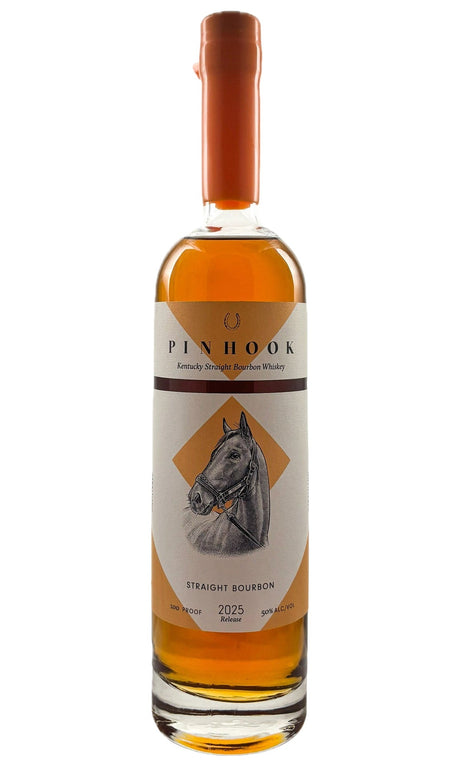Bottle of Pinhook, Kentucky Straight Bourbon Whiskey (2025 release) (Orange wax), NV - Spirit - Flatiron Wines & Spirits - New York