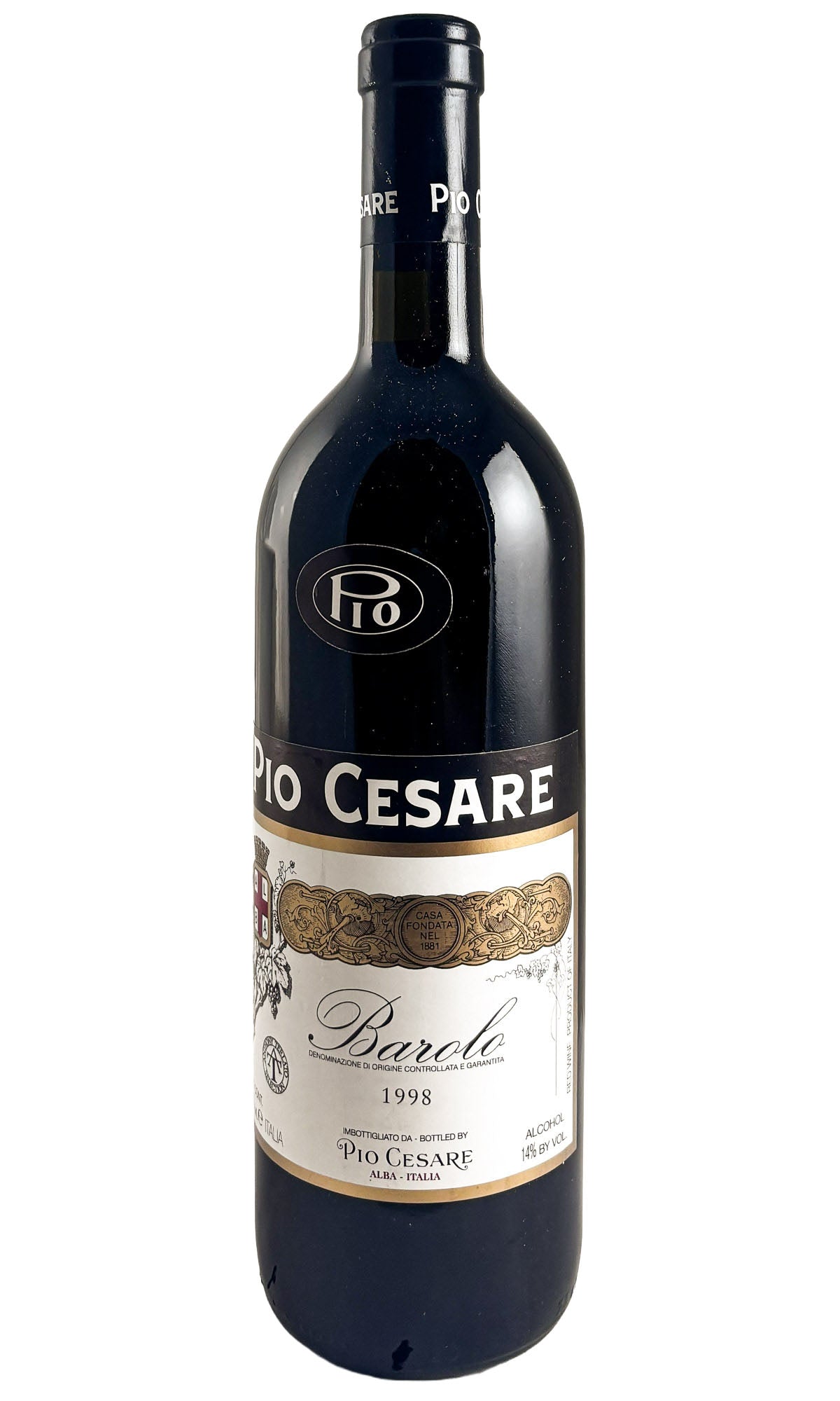 Bottle of Pio Cesare, Barolo, 1998 - Red Wine - Flatiron Wines & Spirits - New York