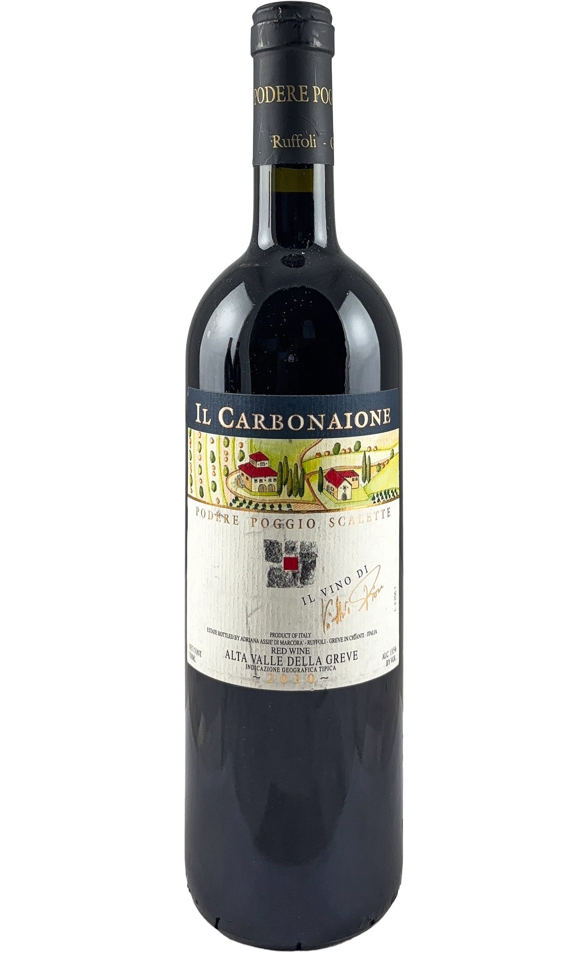 Bottle of Podere Poggio Scalette, Alta Valle della Greve IGT Il Carbonaione, 2010 - Red Wine - Flatiron Wines & Spirits - New York