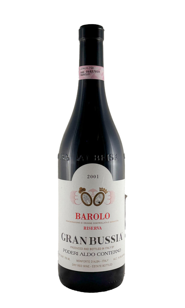 Bottle of Poderi Aldo Conterno, Barolo Granbussia, 2001 - Red Wine - Flatiron Wines & Spirits - New York