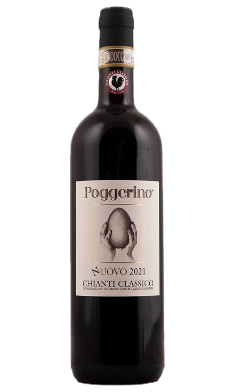 Bottle of Poggerino, Chianti Classico N’Uovo, 2021 - Red Wine - Flatiron Wines & Spirits - New York