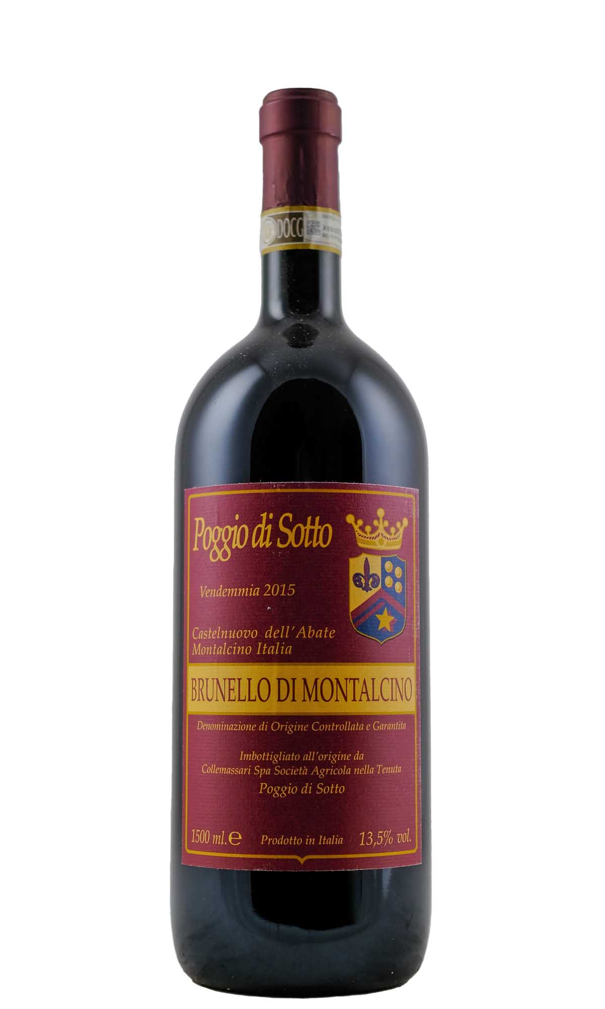 Poggio di Sotto, Brunello di Montalcino, 2015 (1.5L) – Flatiron NYC