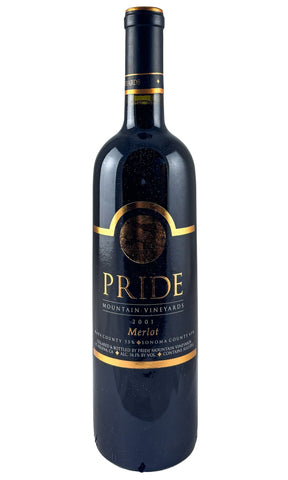 Bottle of Pride Mountain Vineyards, Merlot, 2001 - Red Wine - Flatiron Wines & Spirits - New York