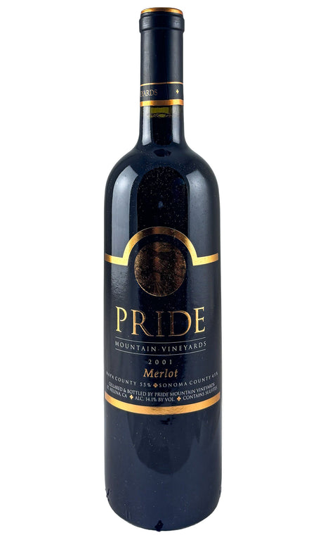 Bottle of Pride Mountain Vineyards, Merlot, 2001 - Red Wine - Flatiron Wines & Spirits - New York