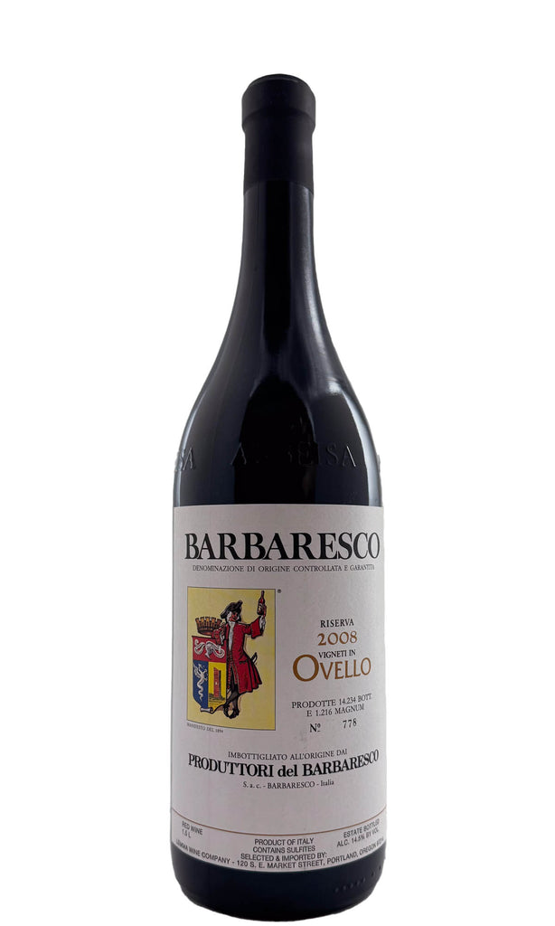 Bottle of Produttori del Barbaresco, Barbaresco Ovello Riserva, 2008 (1.5L) - Red Wine - Flatiron Wines & Spirits - New York