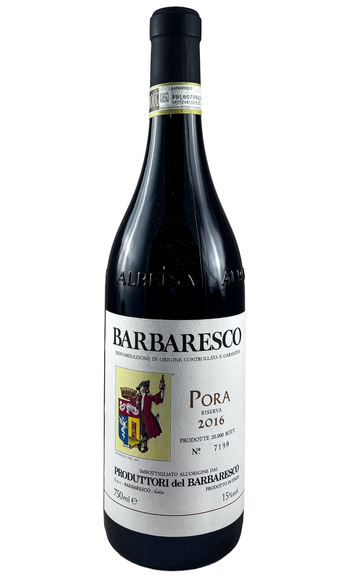 Bottle of Produttori del Barbaresco, Barbaresco Pora Riserva, 2016 - Red Wine - Flatiron Wines & Spirits - New York