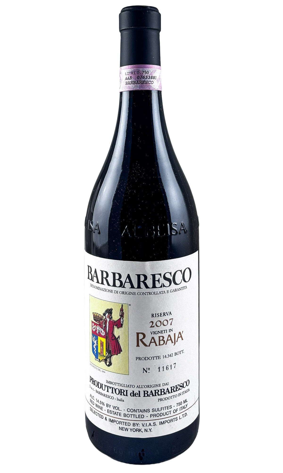 Bottle of Produttori del Barbaresco, Barbaresco Rabaja, 2007 - Red Wine - Flatiron Wines & Spirits - New York
