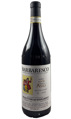 Bottle of Produttori del Barbaresco, Barbaresco Riserva Asili, 2008 - Red Wine - Flatiron Wines & Spirits - New York
