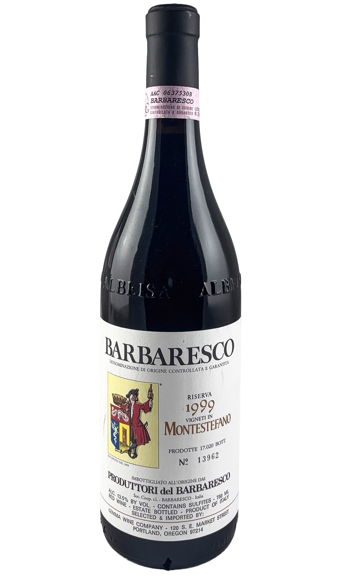 Bottle of Produttori del Barbaresco, Barbaresco Riserva Montestefano, 1999 - Red Wine - Flatiron Wines & Spirits - New York