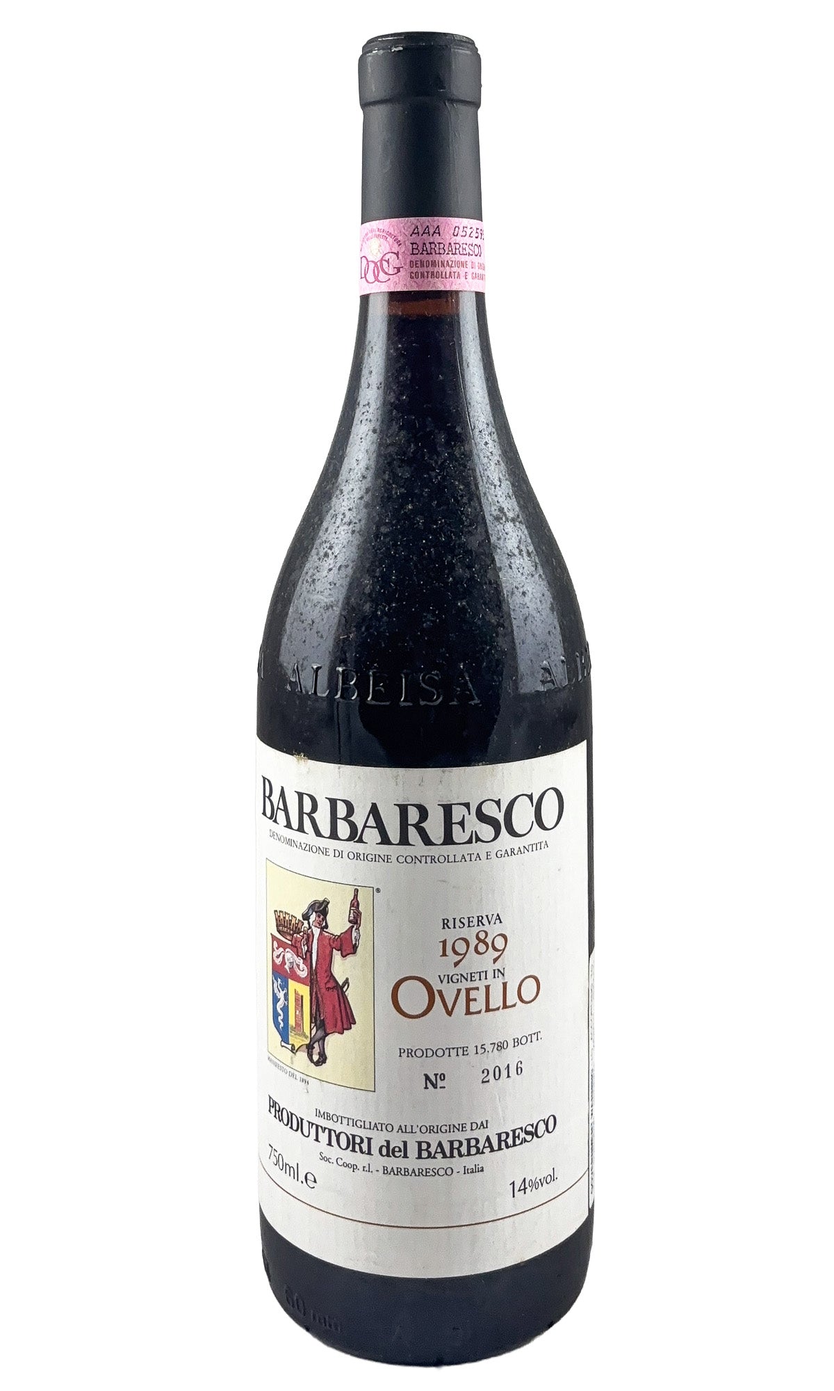 Bottle of Produttori del Barbaresco, Barbaresco Riserva Ovello, 1989 - Red Wine - Flatiron Wines & Spirits - New York